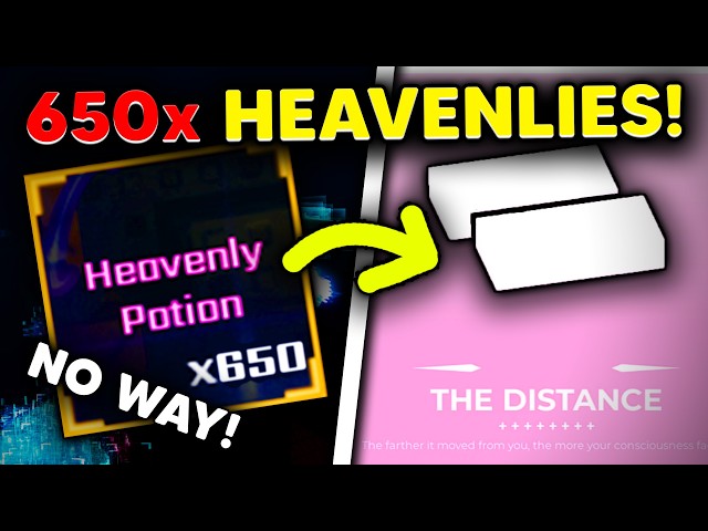 I Used 650 HEAVENLIES In GLITCH BIOME & Rolled THIS | Sol's RNG