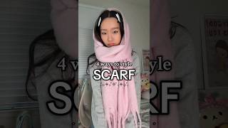 4 WAYS TO STYLE YOUR SCARF this winter!! eren jaeger might be waiting outside.. #scarf #fashionhacks