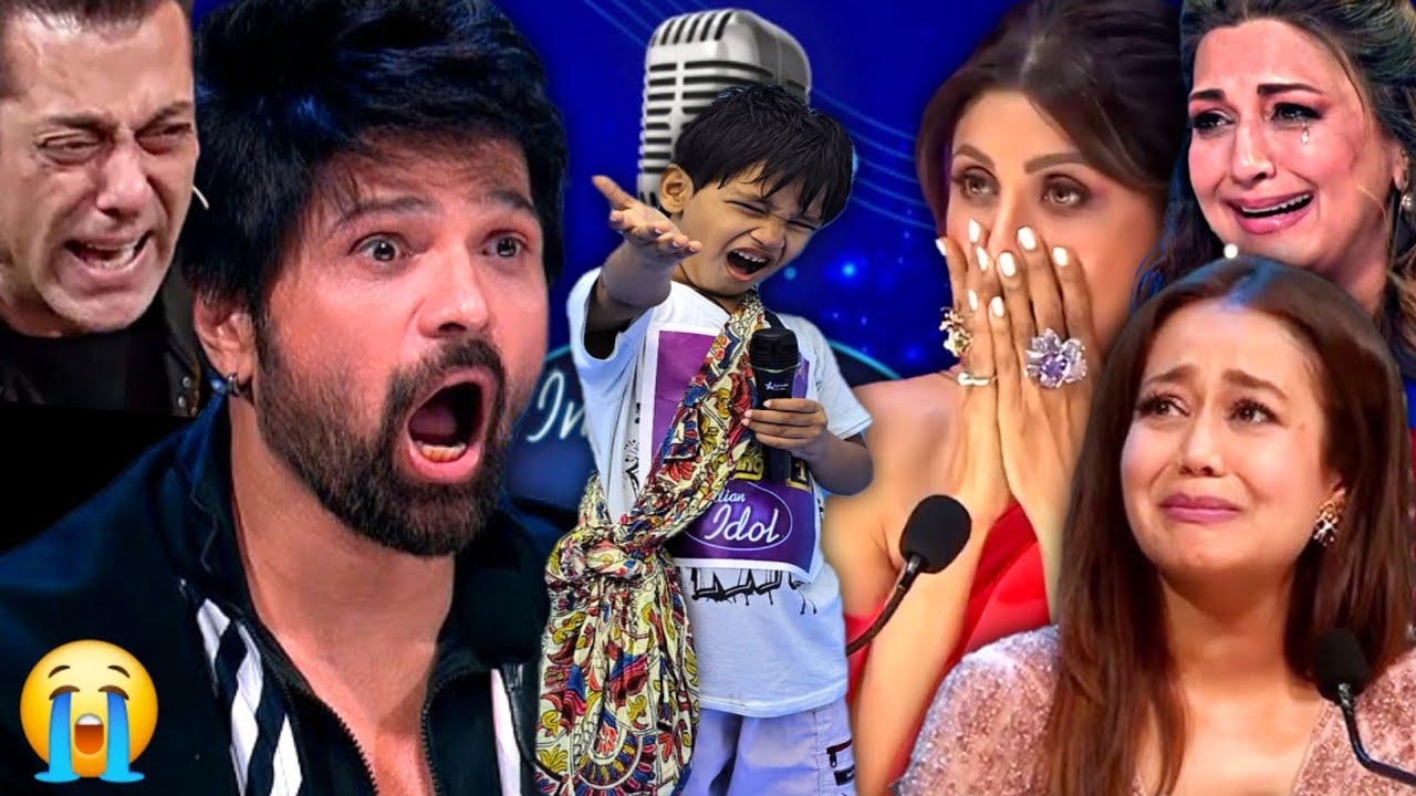 Indian idols में तीन दिन का भूखा प्यासा बच्चे का गाना सुनकर सब को रुला😭दिया 