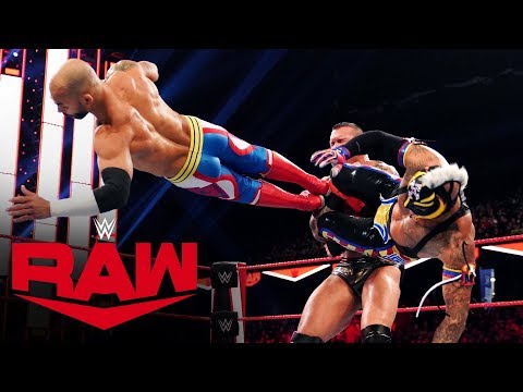 Rey Mysterio vs. Ricochet vs. Randy Orton vs. Drew McIntyre: Raw, Nov. 25, 2019