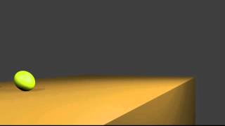tennis ball gets dumped