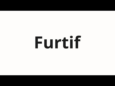 How to pronounce Furtif