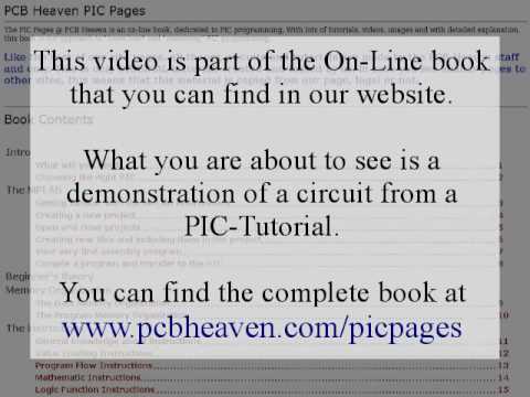 Interfacing a pushbutton - PIC Tutorial