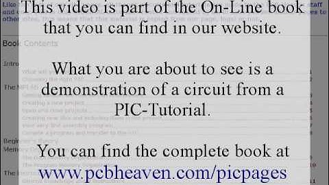 Interfacing a pushbutton - PIC Tutorial