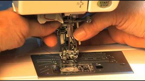 Janome Open Toe Quilt Set High Shank Video Using The Quilting Bar