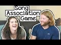 Couple plays the Song Association Game