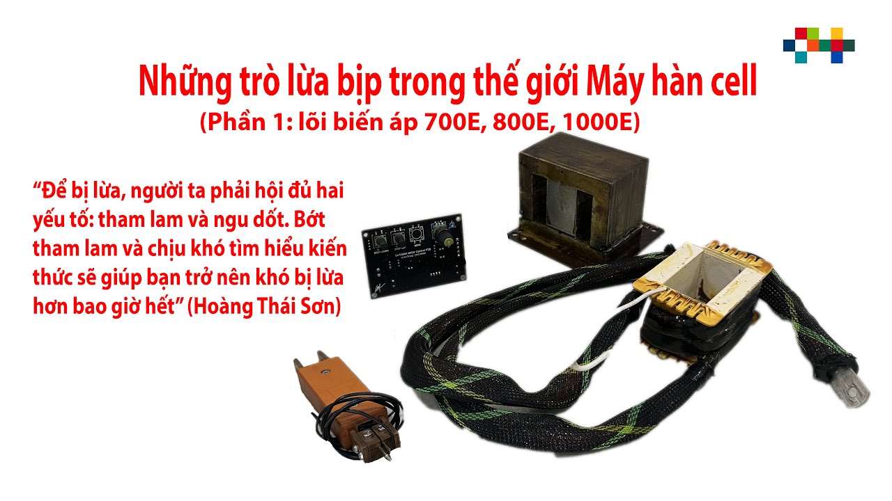 (Phần 1) Những trò lừa bịp trong thế giới Máy hàn cell pin: 800E, 900E hay 1000E là gì?