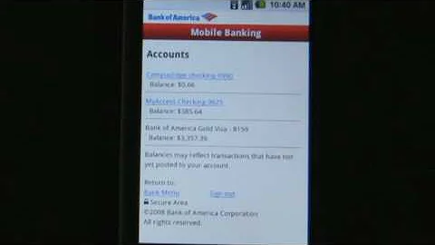 Mobile Banking Android App review - AndroidApps.com