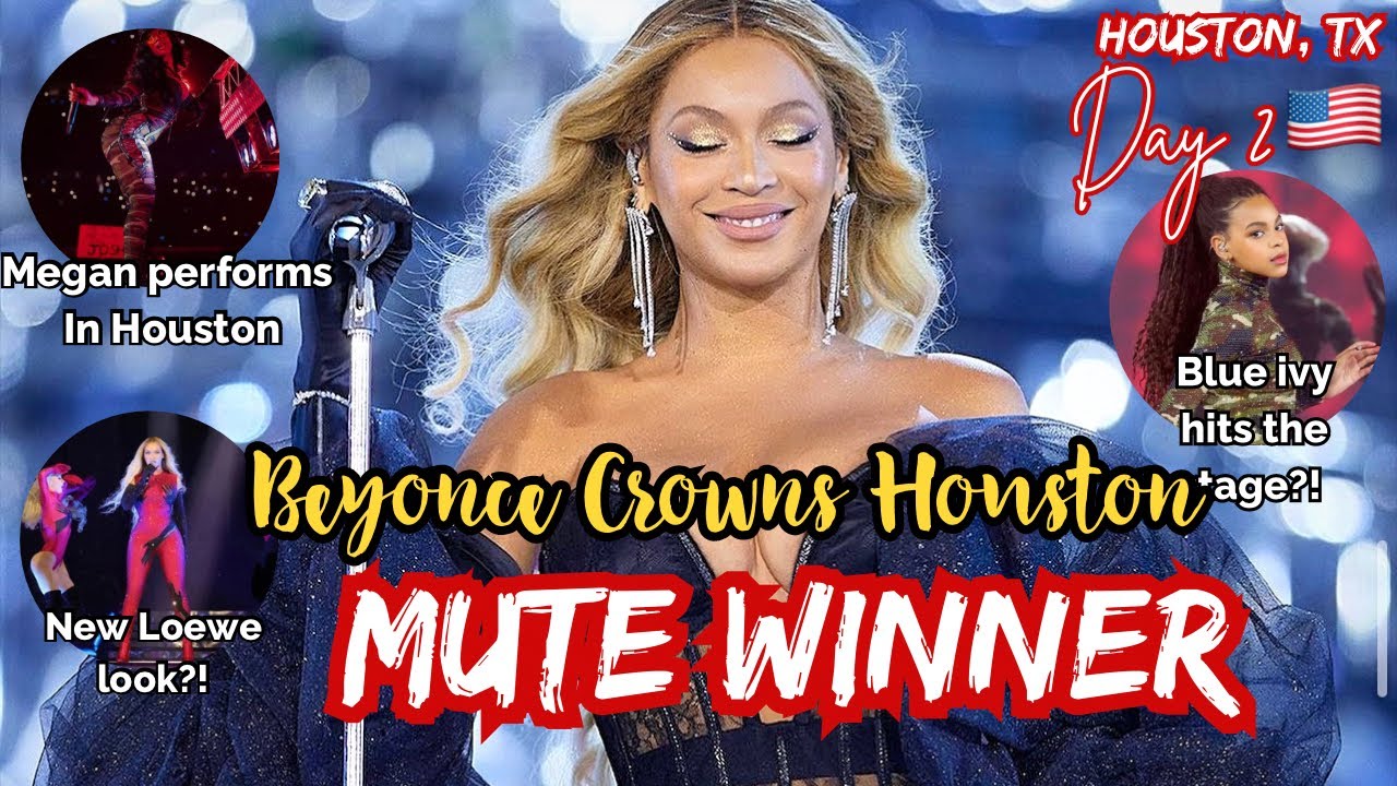 Beyoncé Crowns Houston “MUTE CHALLENGE WINNER”👑 🇺🇸| Megan on Stage ...