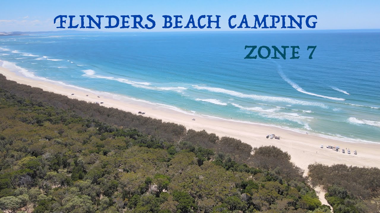 Flinders Beach Camping Campground Zone 7 with Inland Track to Amity
