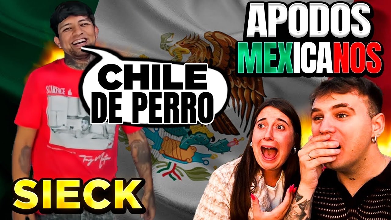 ESPAÑOLES MUEREN DE RISA CON APODOS MEXICANOS 😂🇲🇽 REACCIÓN a SIECK 🔥 **que es esto!!!**