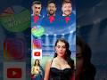 Ronaldo vs Messi vs Mr Beast #ronaldo #messi #mrbeast #shorts