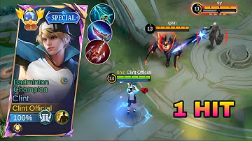 CLINT BEST HIGH DAMAGE HACK BUILD 2025!😱 THIS BUILD IS LITERALLY BROKEN! (PLS TRY THIS BUILD)