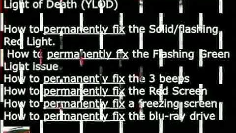 PS3 YLOD Fix Guide   Video