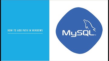 MySQL :How to add MySQL Binary Location to the path variable in Windows
