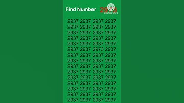 Find The Odd Number Out