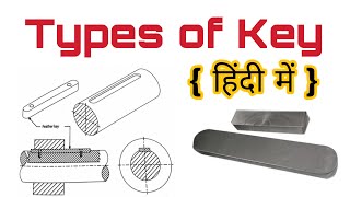 Types of Mechanical Keys | Shaft Key | Types of Key Sunk, Saddle, Gibs Head, Flat, Round, Taper key
