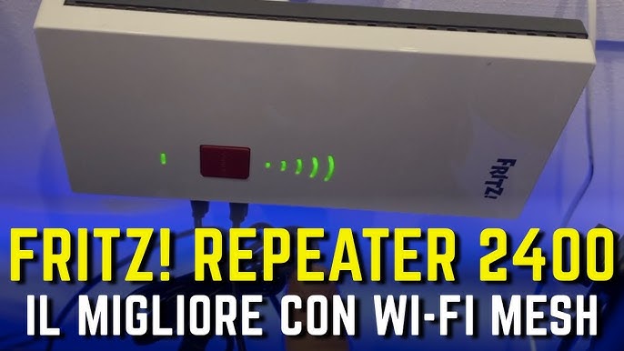 AVM Repeater FRITZ!Repeater 2400 unboxing and instructions - YouTube