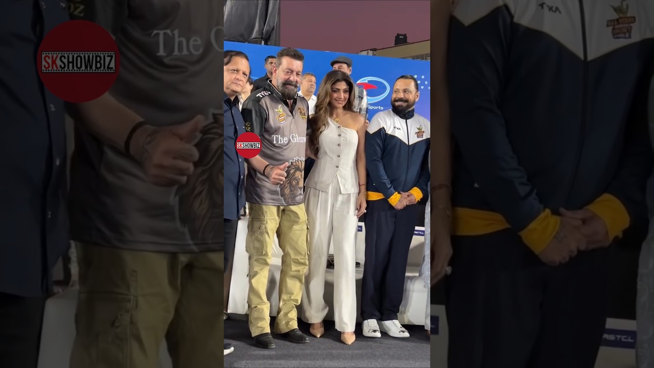 🌸 Shilpa Shetty & Sanjay Dutt step out together at Mumbai Event ✨