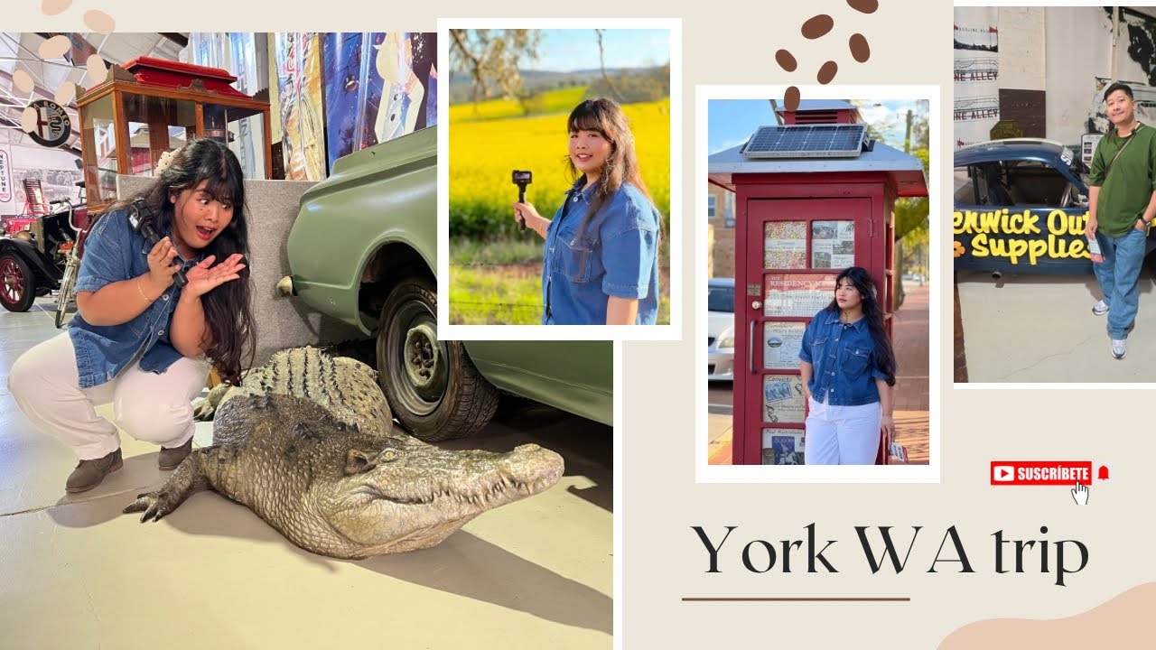🌼 Exploring York WA | Canola Fields, Motor Museum & Hidden Gems 🌉🚗 Vlog 10