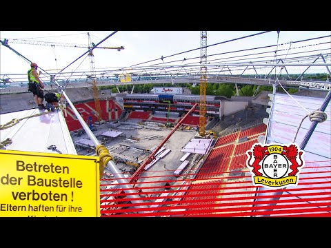 Ein Bundesliga-Stadion wird umgebaut | BayArena - Rückblick auf 18 Monate Modernisierung (2007-2009)