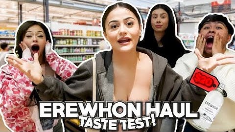 TRYING THE MOST EXPENSIVE GROCERY STORE | Benjy Chavez, Wendy Ortiz, & Mary