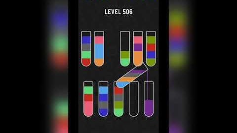 Water sort puzzle level 506