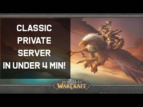 How To Create your own WOW Classic 1.12 Private Server in Under 4 min! (Beginner friendly Tutorial)