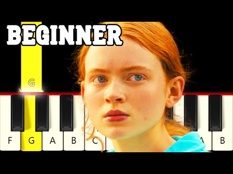 Running Up That Hill Kate Bush Stranger Things Easy And Slow Piano Tutorial Beginner