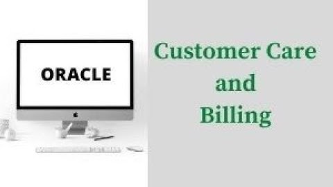 ORACLE CC&B Training – ORACLE CC&B Online Training(ORACLE CC&B Certification Tips)ORACLE CC&B Course