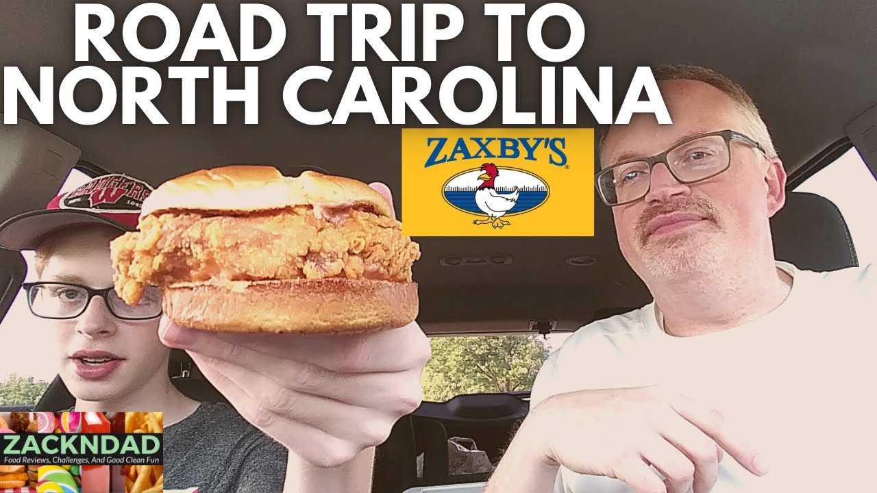 On The Road Trying Zaxby’s® in North Carolina ZacknDad YouTube