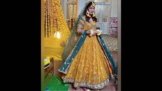 Latest Bridal Mehndi Dress Designs Ideas#2022 #fashion #trendy #Baig Family#