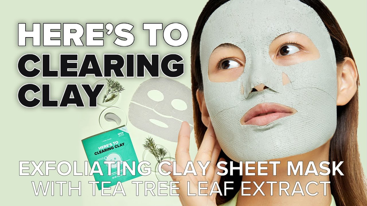 HERE'S TO CLEARING CLAY | No-hassle 💚CLAY SHEET MASK💚 | I DEW CARE