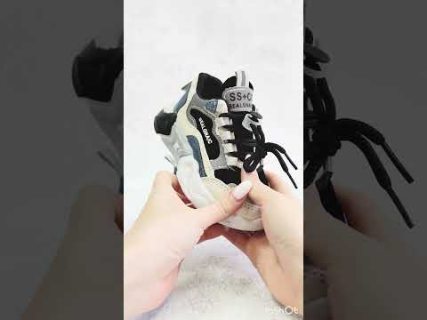 Дитячі кросівки кеди, легке взуття для дівчат на липучці в РОЗМІЛІ: 26-29, видео 1