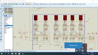 12/24 hour Digital clock using 7490 decade counter and BCD 7segment
