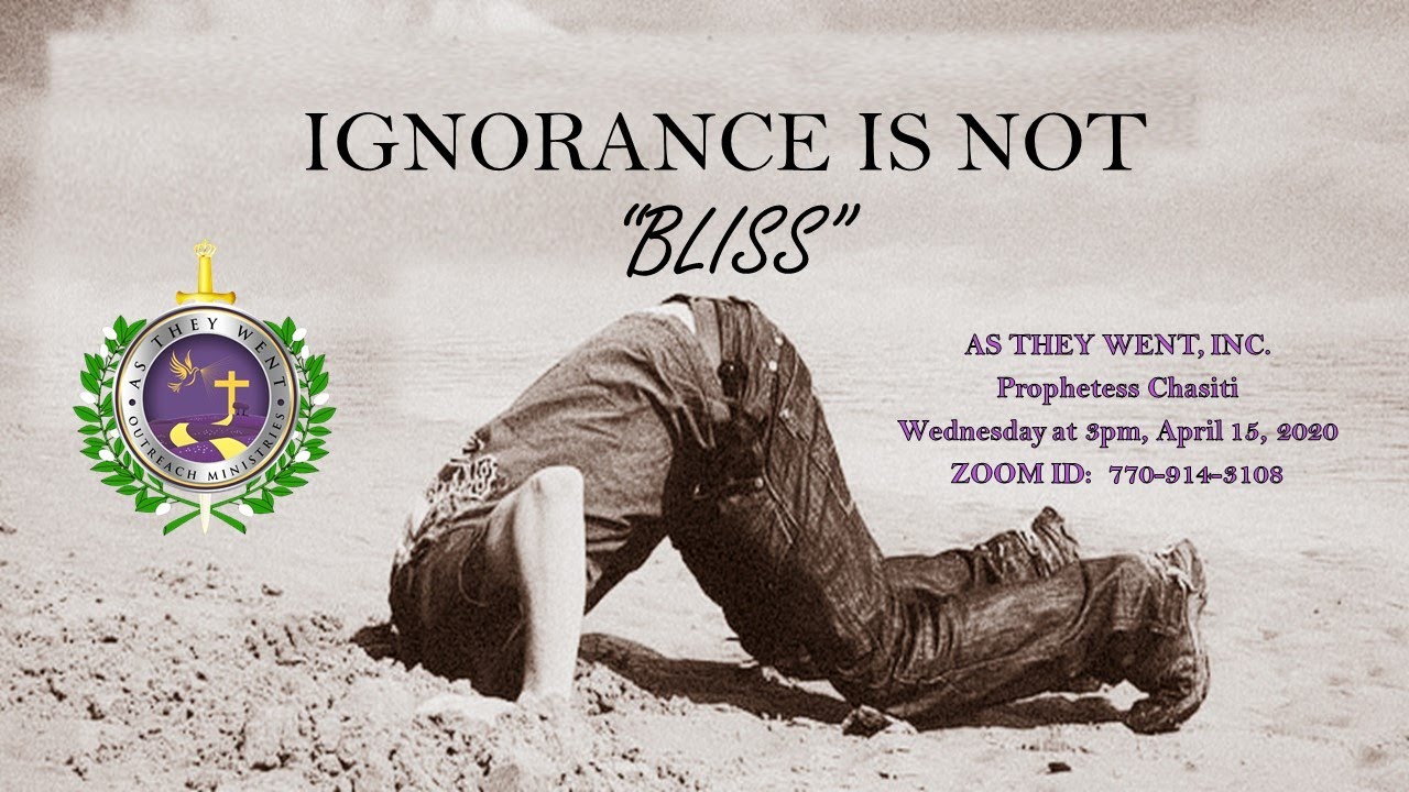 Ignorance Is Not Bliss - YouTube