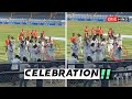 Great celebration of indian womens cricket team with the audience  crichind