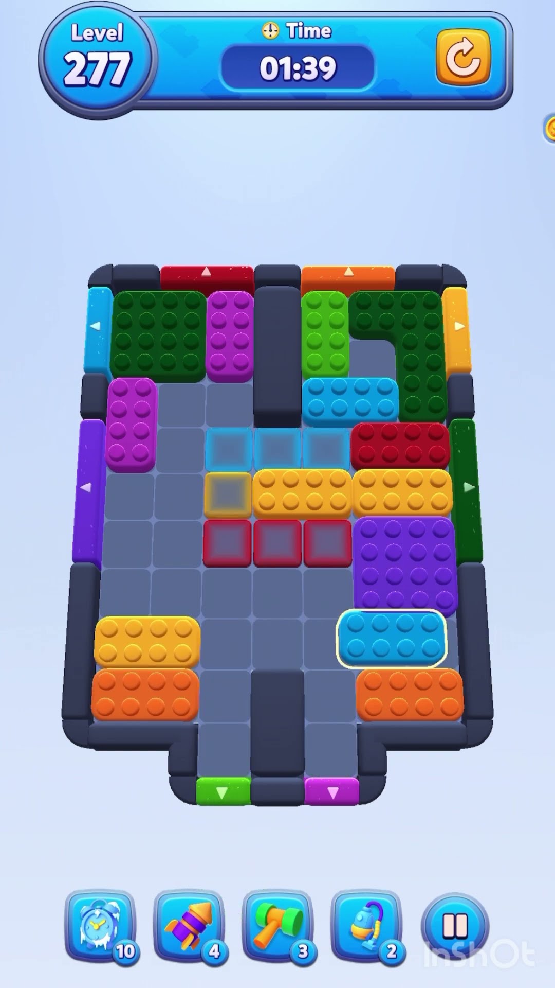 Color Block Jam Level 277 – Full Puzzle Solution (No Boosters