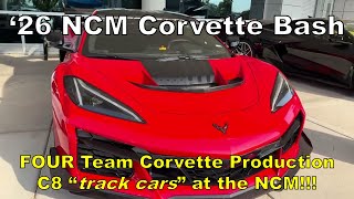 Team Corvette brought FOUR of their production Corvette C8 “Track Cars” to the NCM Bash Event!!!