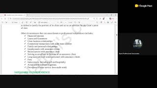 ADVANCE AUDIT AND ASSURANCE CHAPTER 3: RULES TO PROFESSIONAL CONDUCT