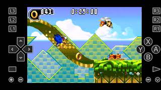 Sonic Advance 2 Time Attack - Leaf Forest Act 1 Speedrun - Retroarch Android