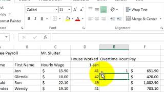 Information Microsoft Excel 02 Payroll Part 2 How to use IF formula 1 Guide
