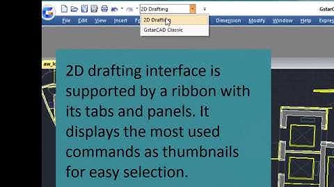 GstarCAD 2015 Tutorial - Workspaces Switching