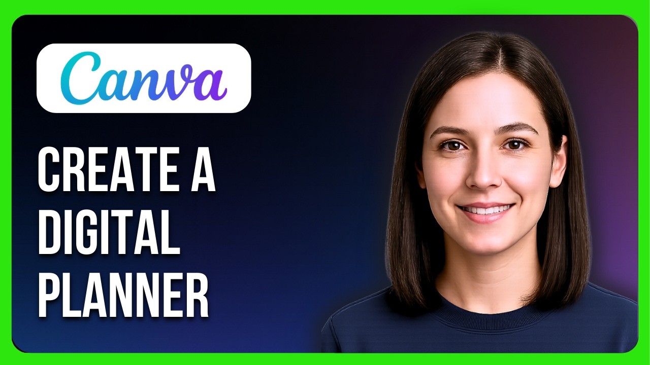 How To Create A Digital Planner In Canva With Calendar Maker App - YouTube