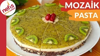 Daha Önce Böylesi̇ni̇ Yemedi̇ni̇z Meyve Soslu Mozaik Pasta Tarifi