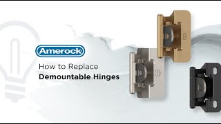 Famous How to Replace Amerock Demountable Hinges Profile