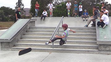 WALMART BOARD BOARDSLIDE DOWN 7 STAIR HANDRAIL