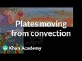 Plates moving due to convection in mantle | Cosmology & Astronomy | Khan Academy