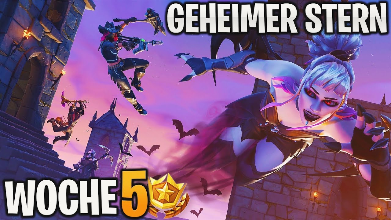 Geheimer Battle Pass Stern Woche 5 1 Level Season 6 Ladebildschirm Fortnite Deutsch Detu Youtube