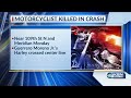 Sheriff's office identifies man killed in motorcycle crash north of Valley Center